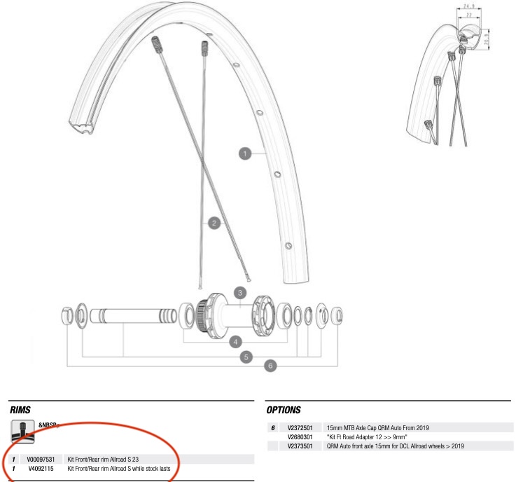 Mavic RIm Replacement